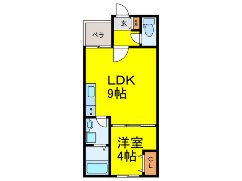 間取図 D porta eos