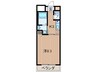 ア－デン塚口 1Kの間取り