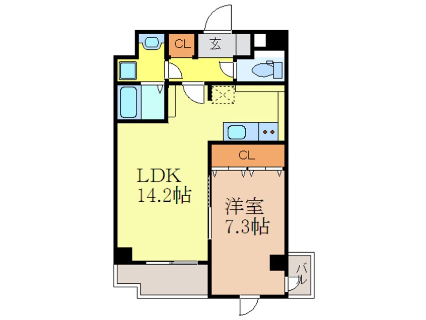 間取図 ラウレア