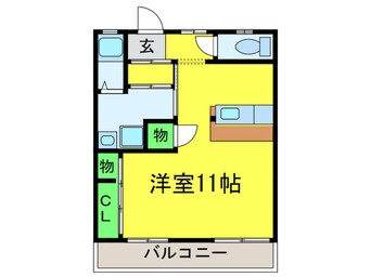 間取図 二田ハイツＣ棟