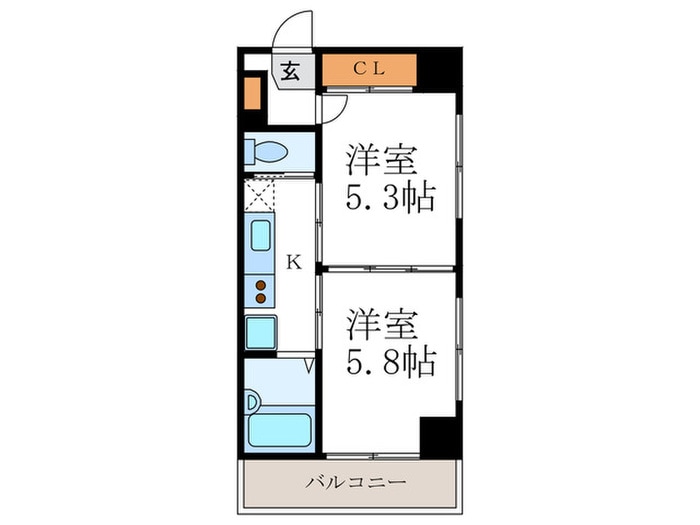 間取り図 Ｋｕｓｈｉｇｅ　Ｇｏｊｏ