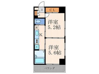 間取図 Ｋｕｓｈｉｇｅ　Ｇｏｊｏ