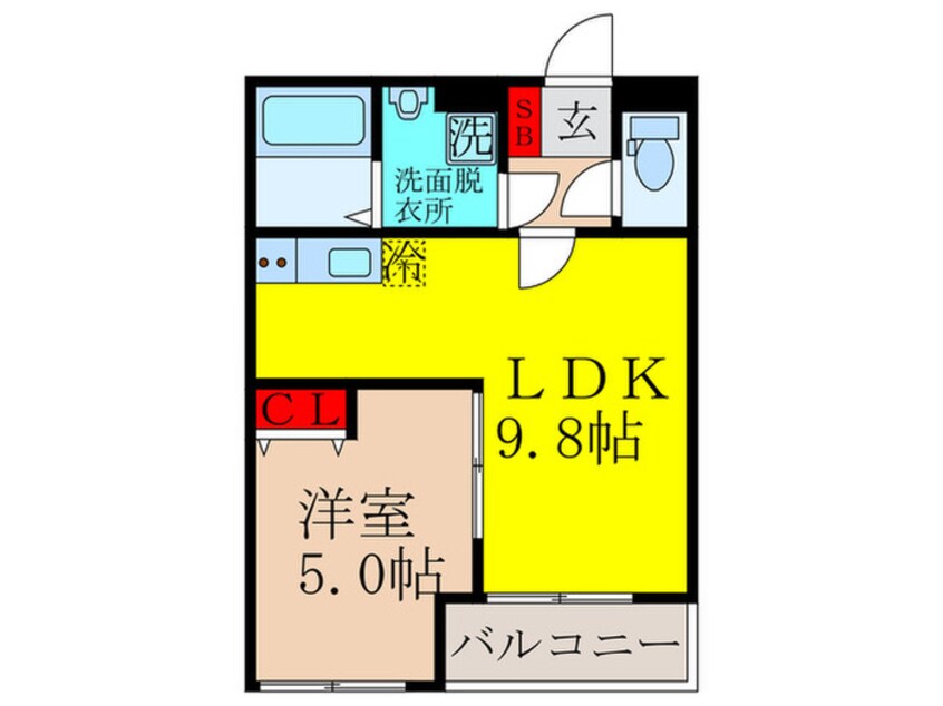 間取図 ＥＩＪＵ　Ｆｕｊｉｇａｏｋａ