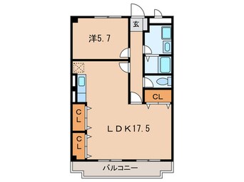 間取図 ベイビレッジＩＮＯＵＥ