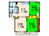 MIYUKI ハイツ 3DKの間取り