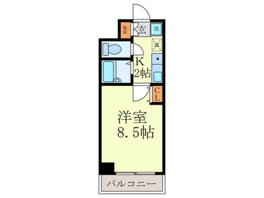 間取図 サムティ上堀川