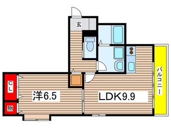 間取図 リリーコート