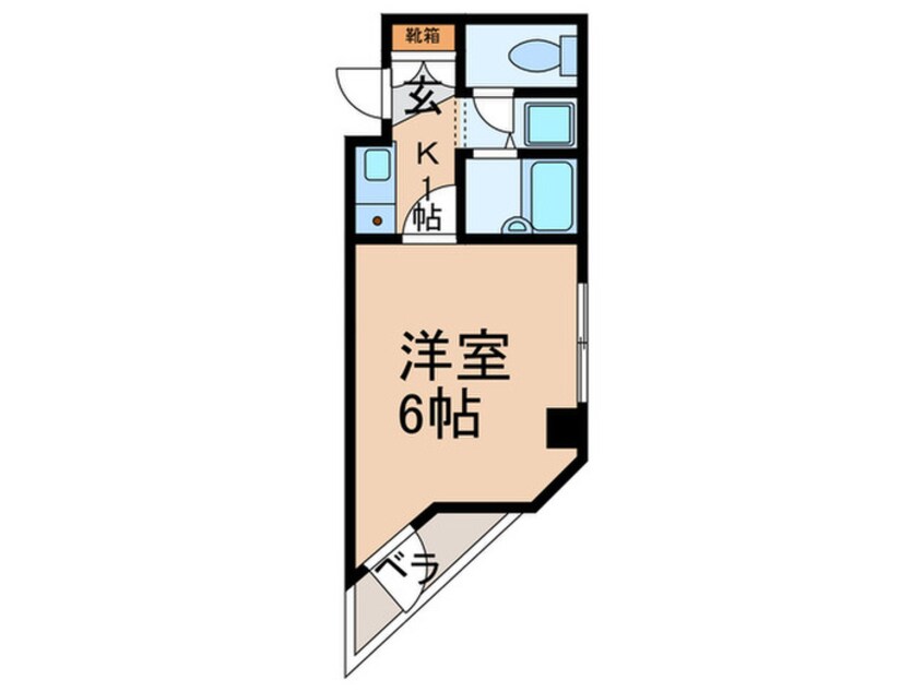 間取図 ギャレ深江橋