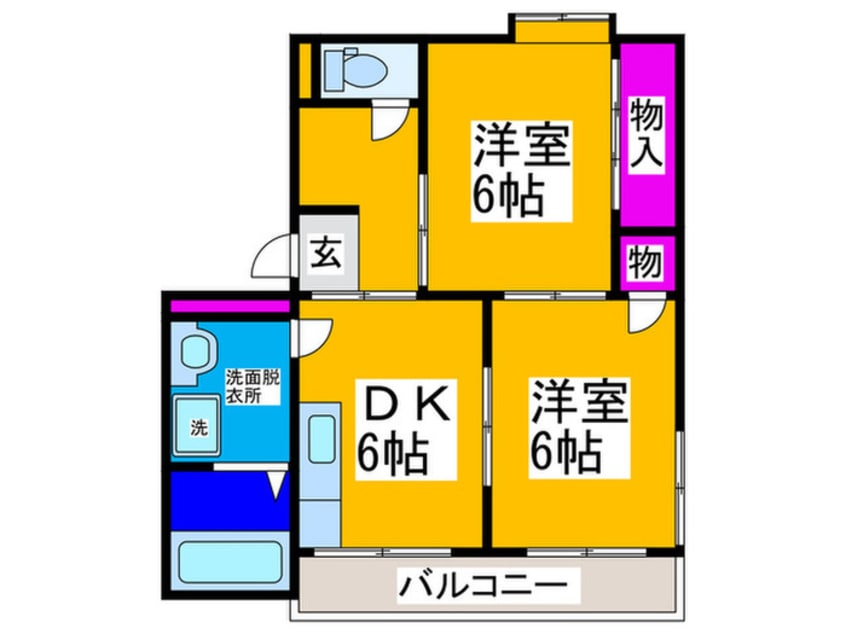 間取図 フェリオ大美野