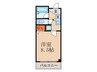 安村マンション 1Kの間取り