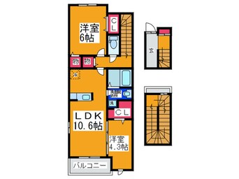 間取図 レオンＫ．ＳⅢ