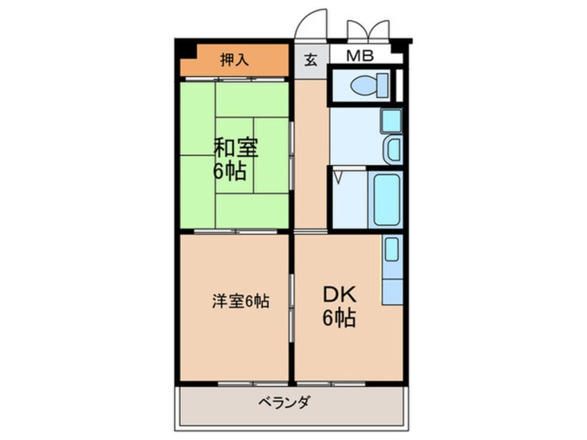 間取図 リアライズ神崎川駅前