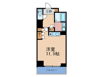 間取図 エルヴェ東天満