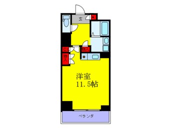 間取図 エルヴェ東天満