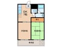 秋街道ハイツの間取図