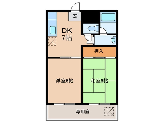 間取り図 秋街道ハイツ