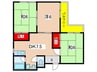 山下マンション 3DKの間取り