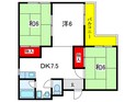 山下マンションの間取図