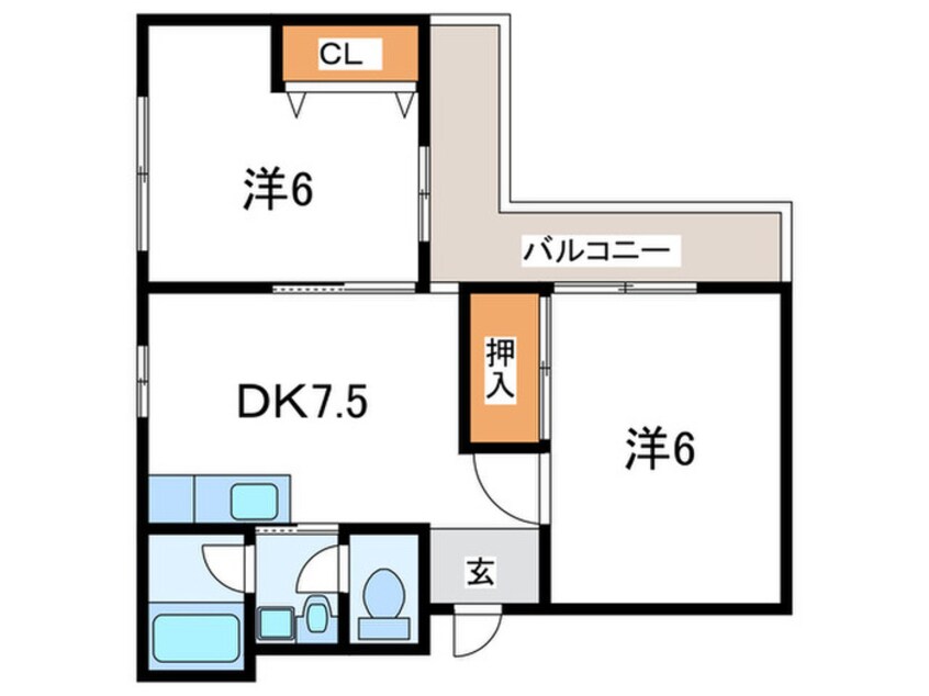 間取図 山下マンション