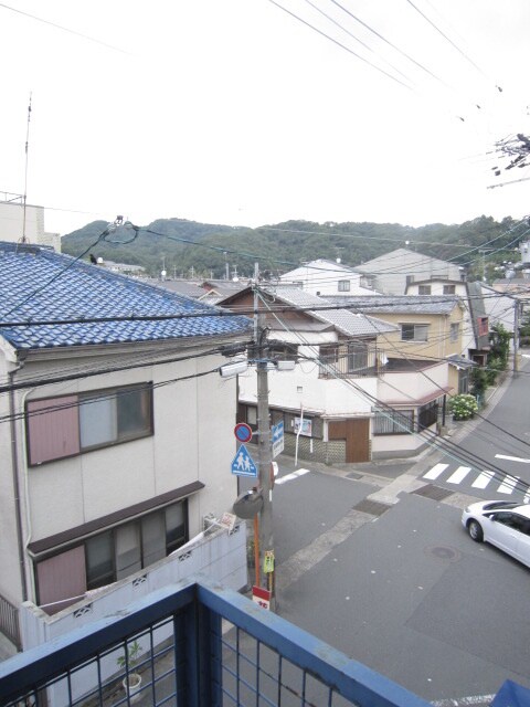 室内からの展望 タウンハイツ