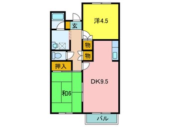 間取図 グリーンガーデン松南Ａ棟