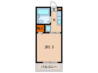 間取図 プラーフ西山