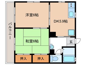 間取図 プラーフ西山