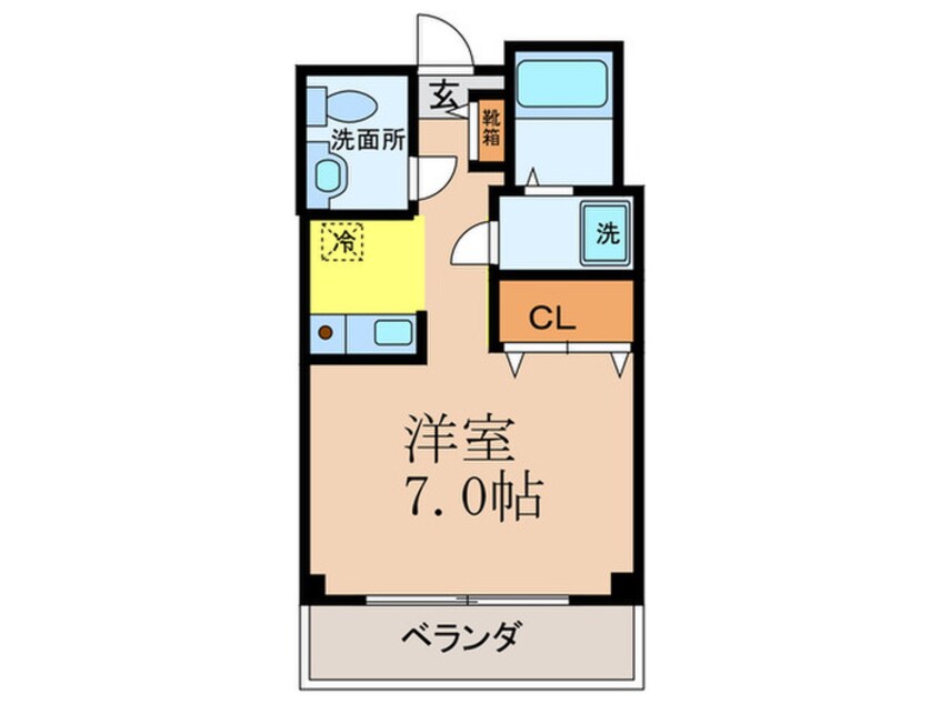 間取図 アビタ細川総持寺