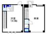 玉井町GarageHouse 1Rの間取り