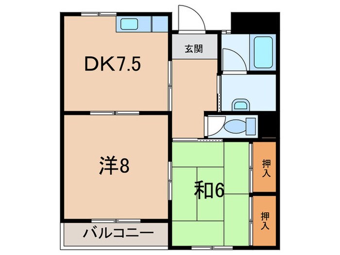 間取り図 ハイフラット静徳