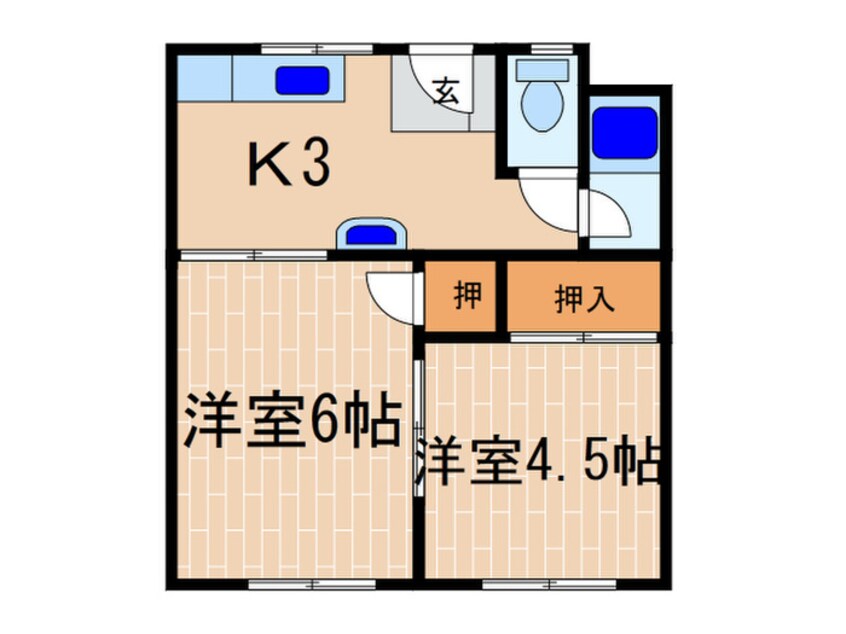 間取図 三佳マンション