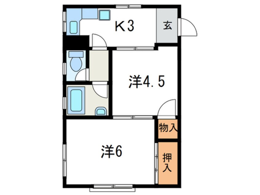 間取図 三佳マンション