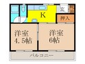 三佳マンションの間取図