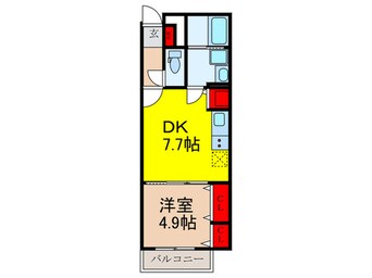 間取図 HARU江坂west