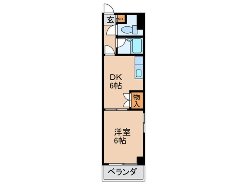 間取図 クリエール三津屋