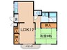 ハイツ友行 1LDKの間取り