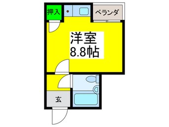 間取図 宿院スカイハイツ