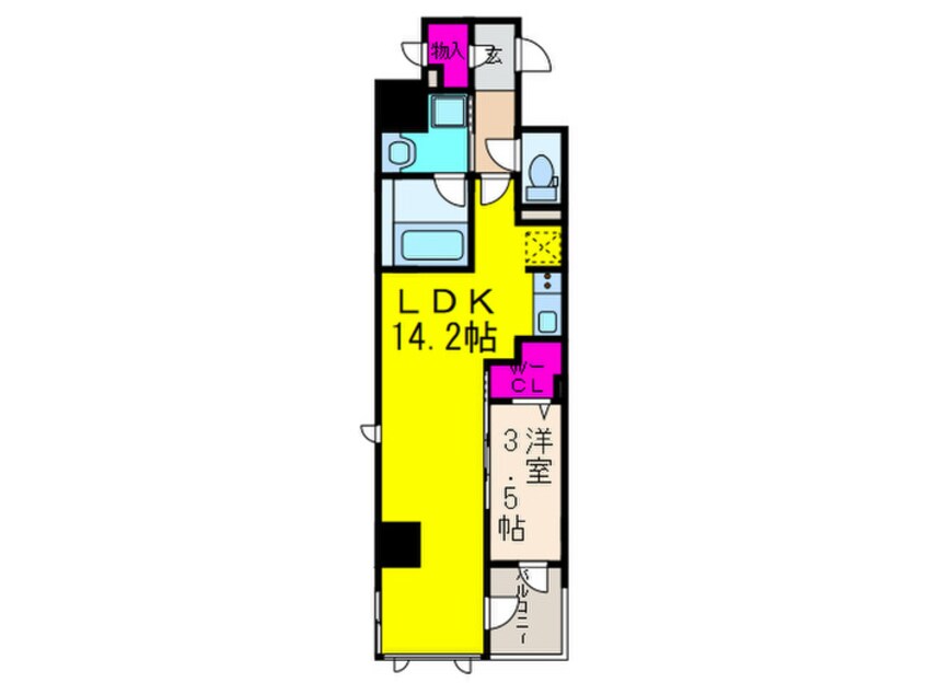 間取図 D TOWER芥川