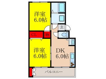 間取図 マンション摂