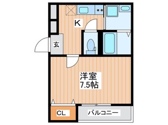 間取図 フジパレス大和田Ⅴ番館