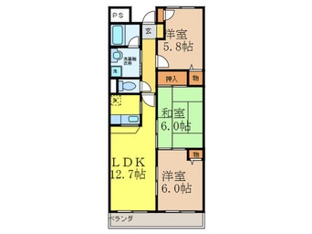 間取図 プ・ヴォワール２１
