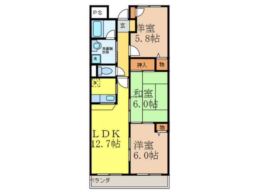 間取図 プ・ヴォワール２１