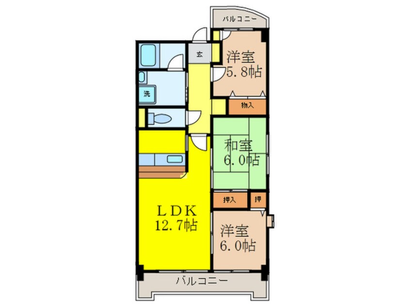 間取図 プ・ヴォワール２１