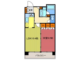 間取図 ア－バンエ－ス夕陽丘パル