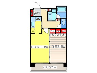 間取図 ア－バンエ－ス夕陽丘パル