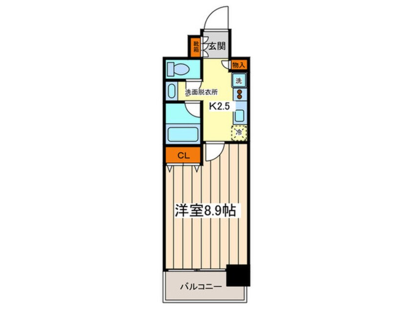 間取図 ア－バンエ－ス夕陽丘パル