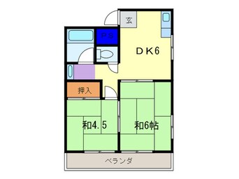 間取図 ハイツ小倉山