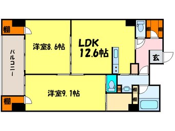 間取図 S‐FORT知恩院前