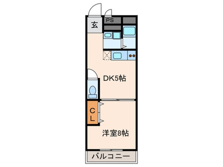 間取図 フェアリ－テ－ル出屋敷