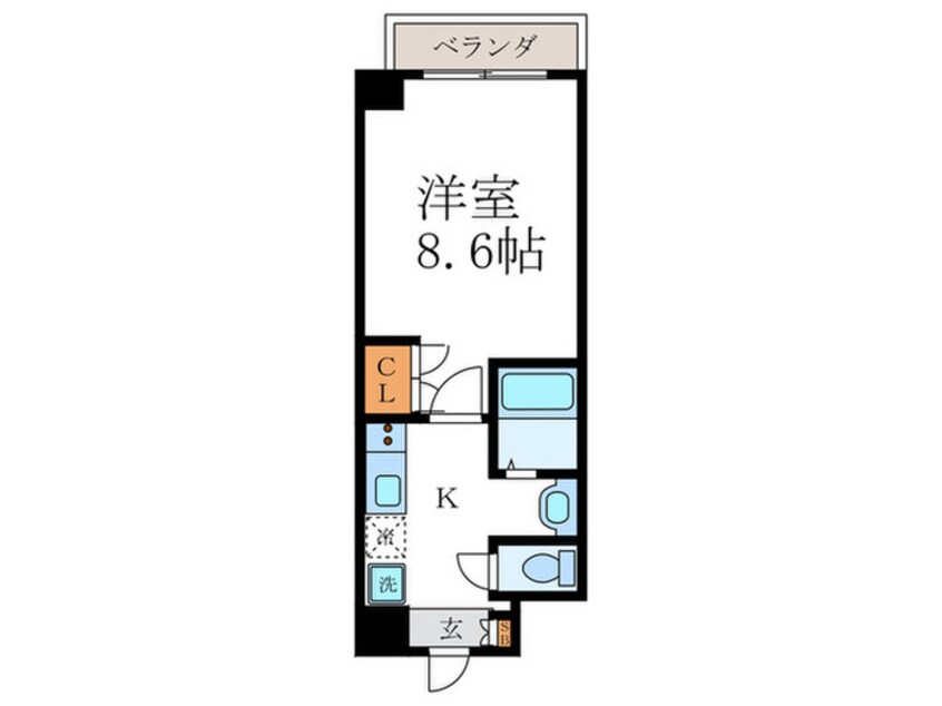 間取図 シャントール二条